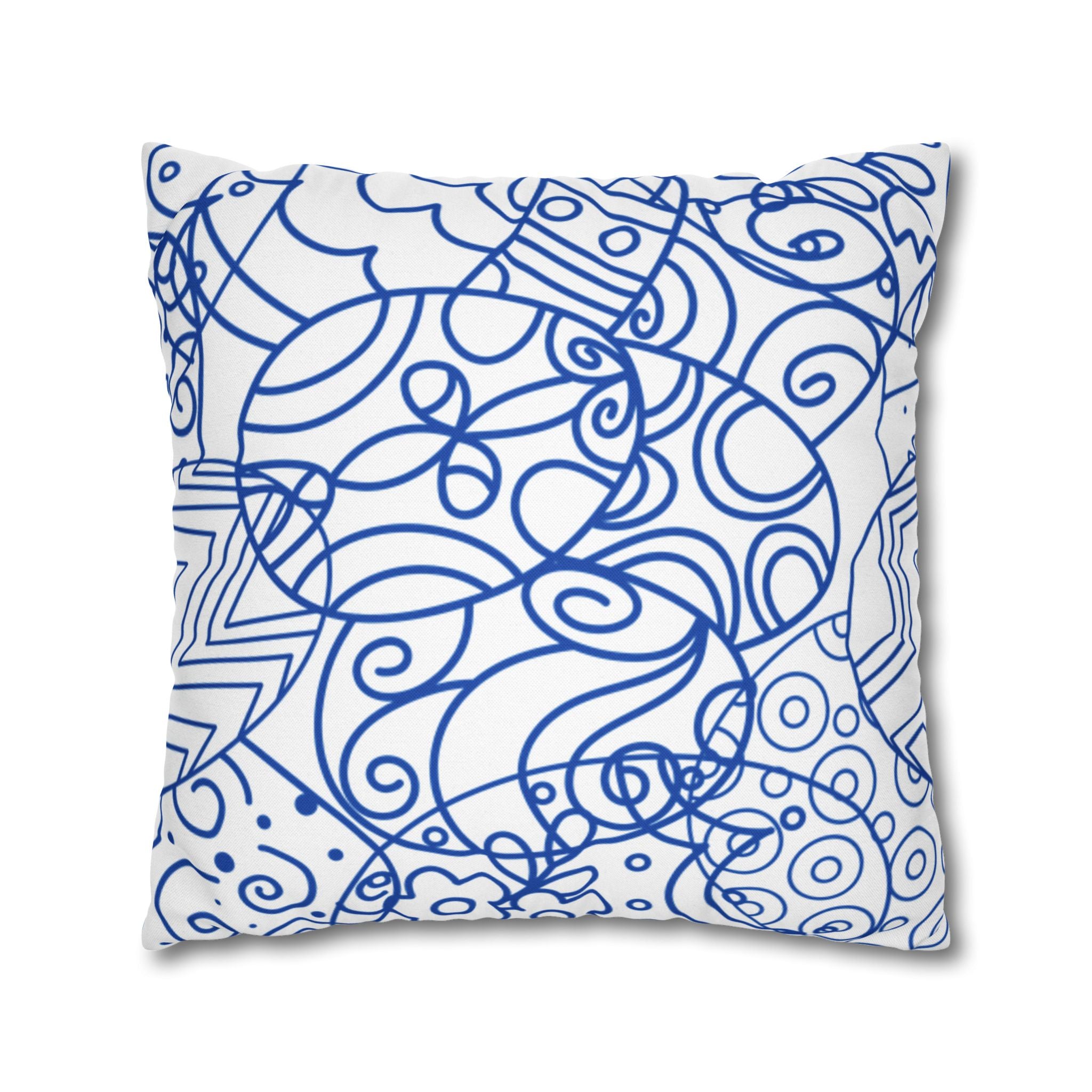 Pillowcase Toile de Jouy Throw Pillow Covers Poly, housewarming, Easter Eggs Home Decor