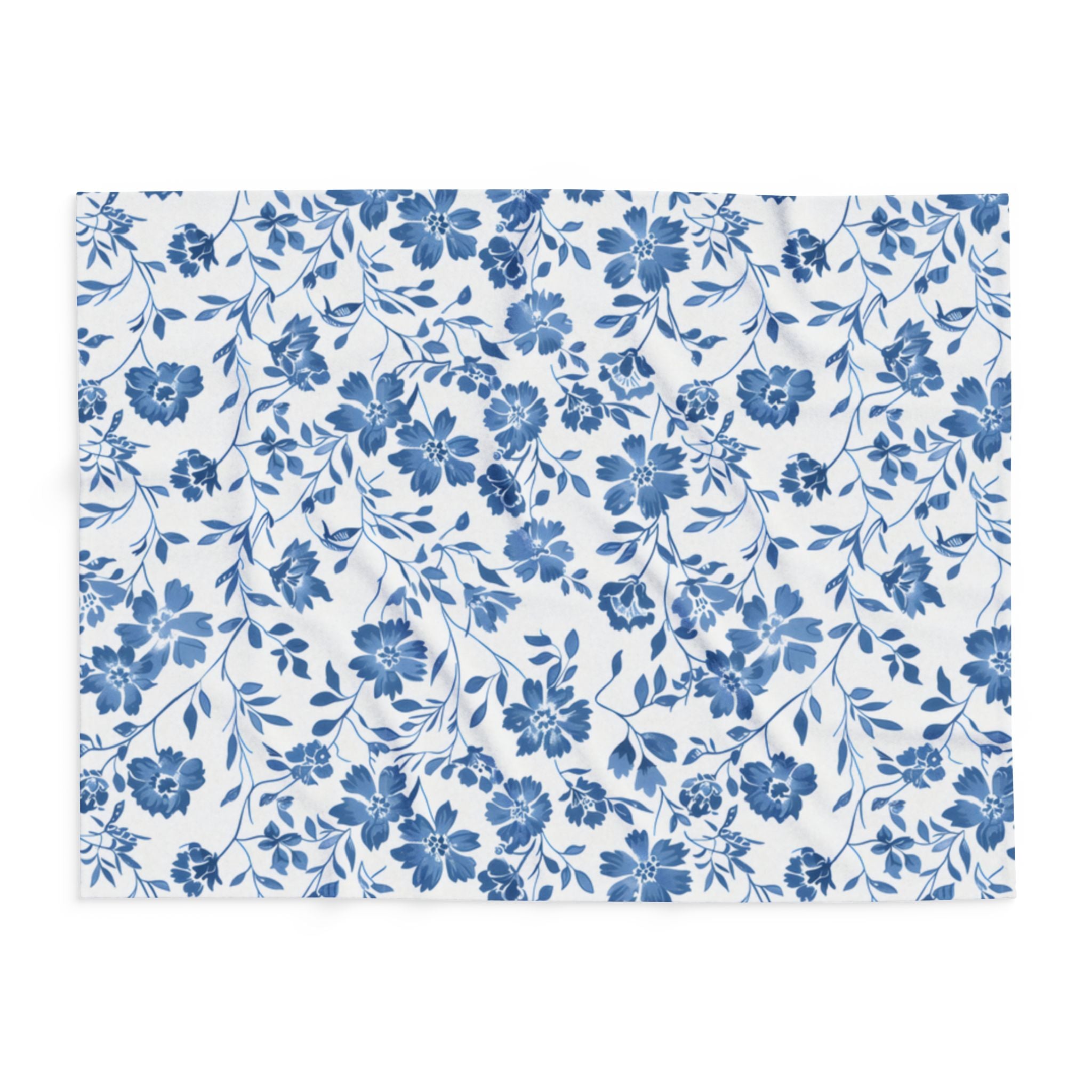 Soft Fleece Blanket • Cozy Plush Throw • 3 Sizes • Warm Lightweight Home Decor, Pattern Arctic Fleece Blanket, Vintage Cottagecore Throw