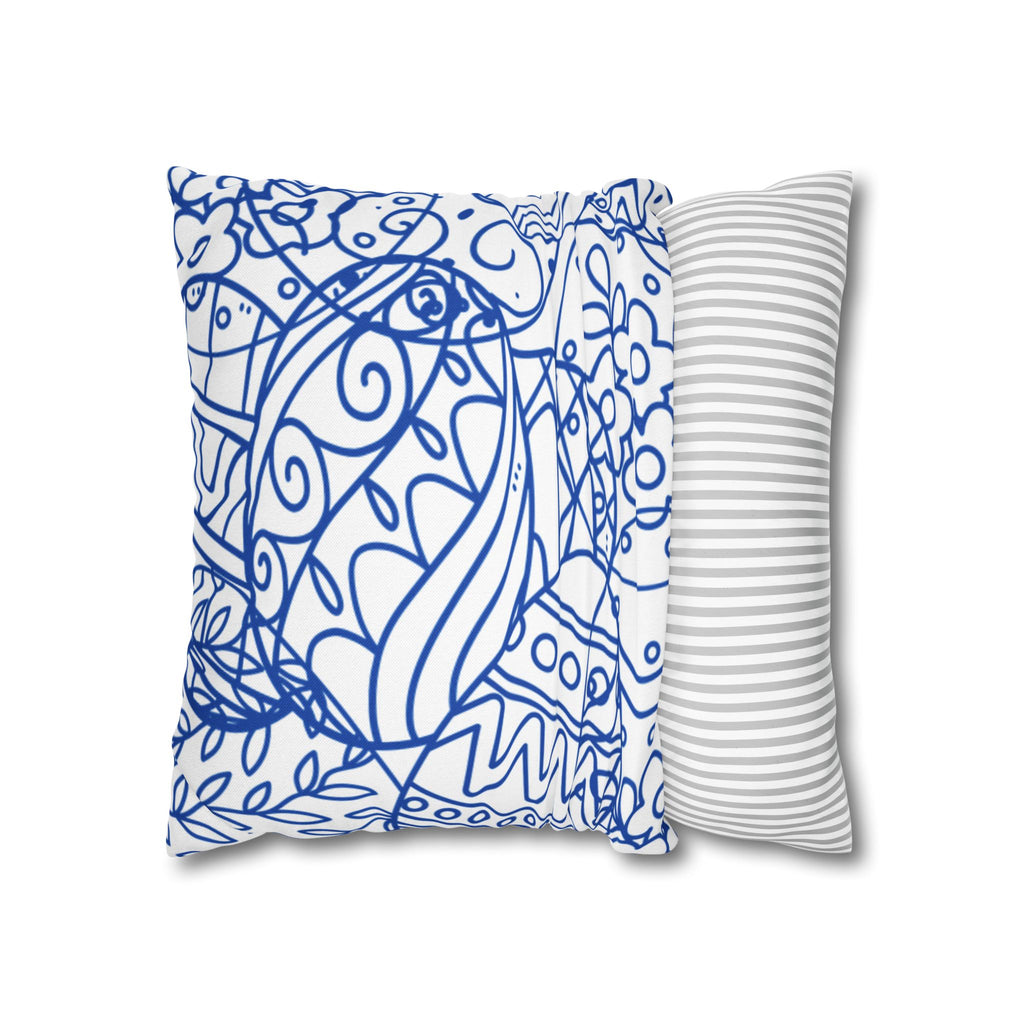 Toile de Jouy Easter Pillow Cover