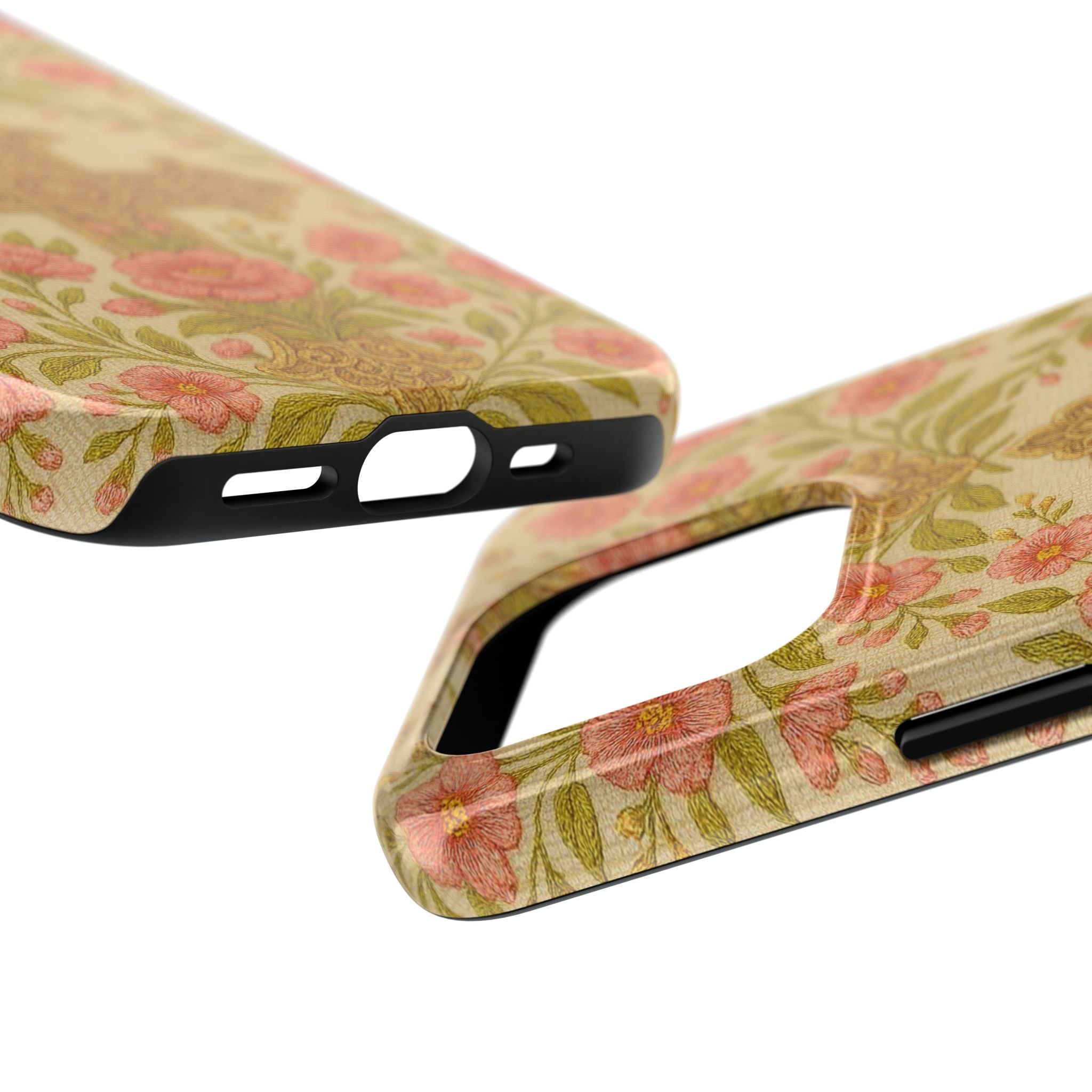 BLUESKYDEZIGN | Blessed Home Phone Case | Floral Cross Vintage Rose iPhone Cover | Christian Faith Gift for Her