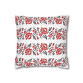 BLUESKYDEZIGN Ukrainian Red Black Folk Art Pillow Cover - Heritage Decor