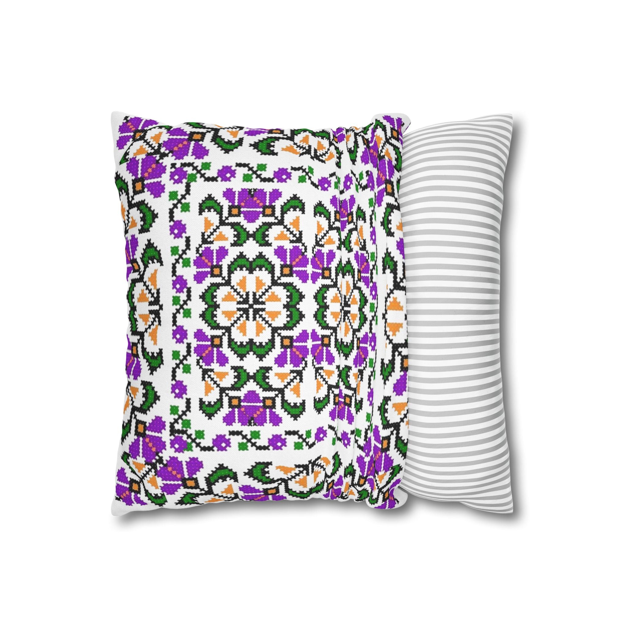 Ukrainian Floral Pillow Cover