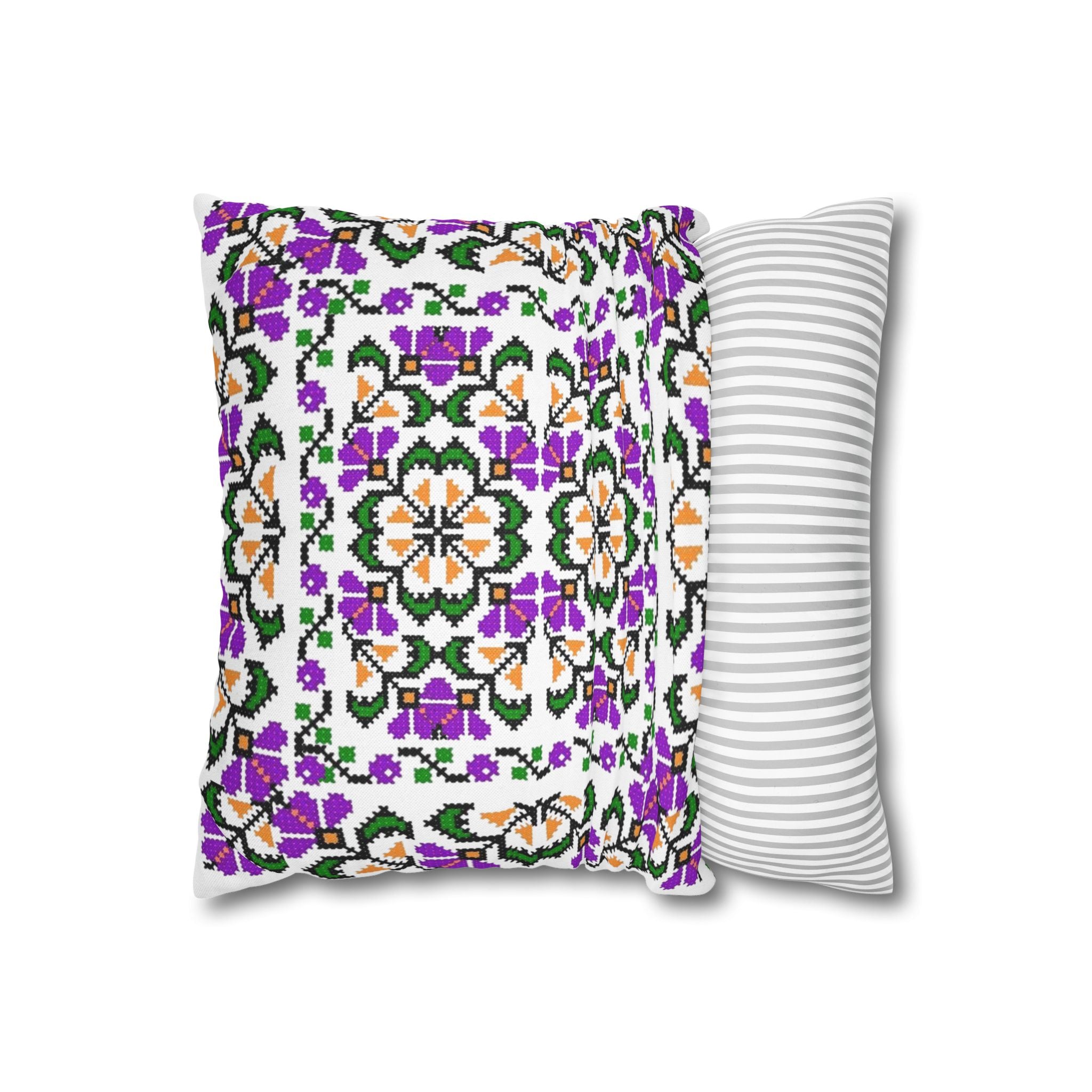 Ukrainian Floral Pillow Cover