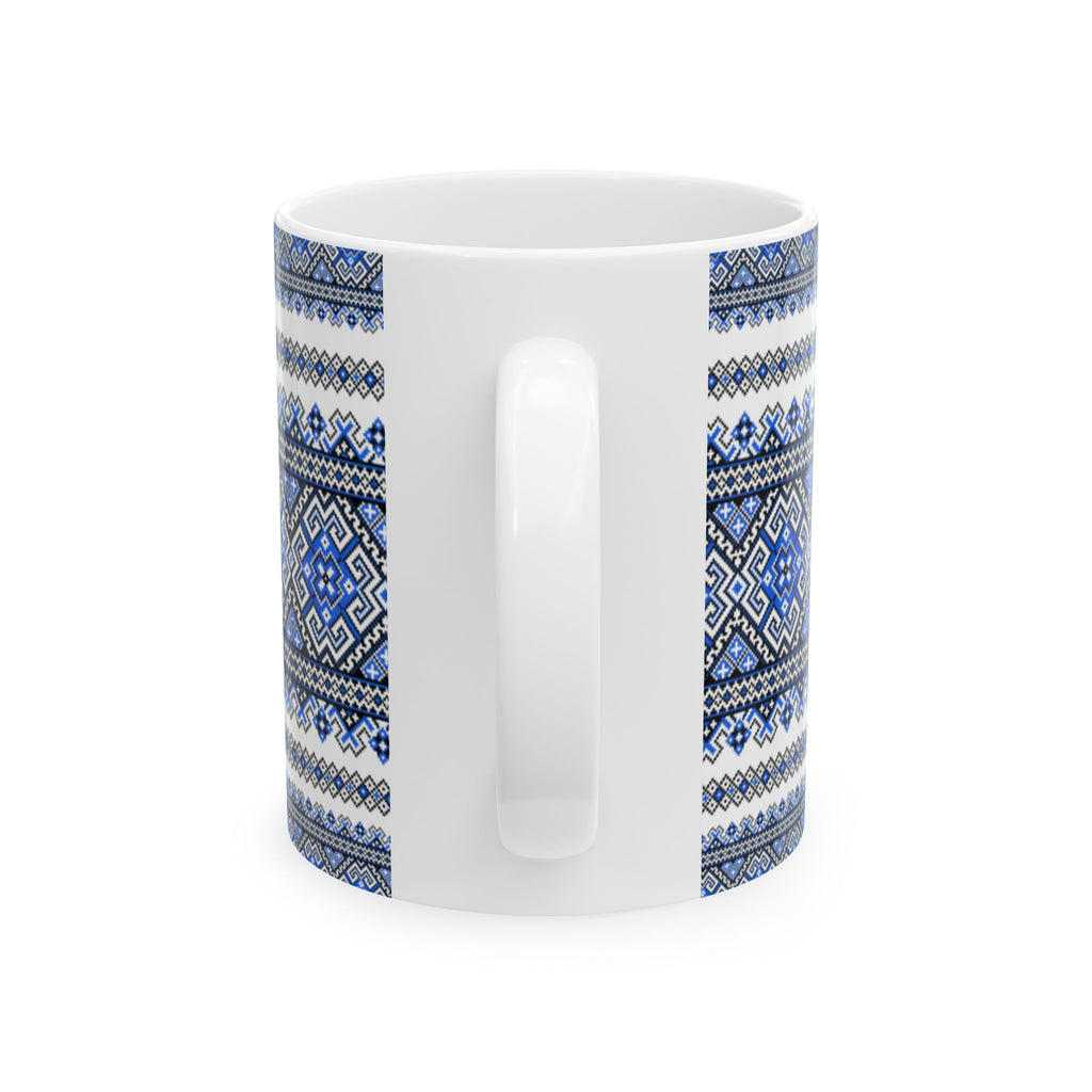 Ukrainian Embroidery Ceramic Mug