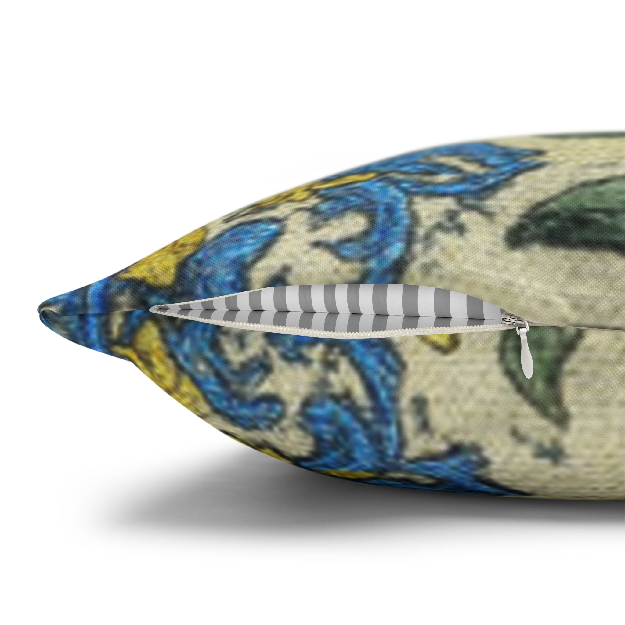 Citrus Riviera Orange & Lemon Branch Pillow Cover – Mediterranean Botanical Cushion Case | William Morris Style