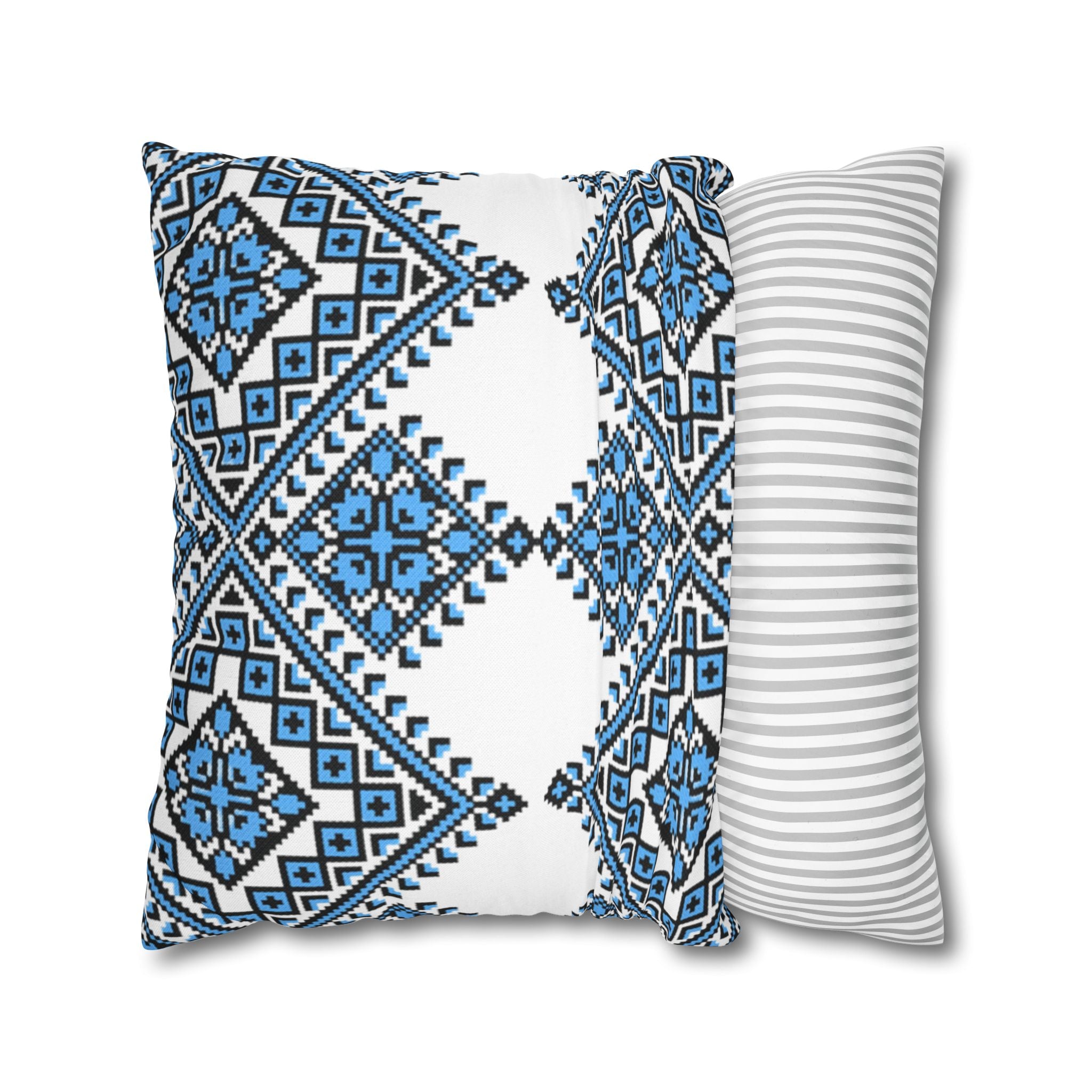 Ukrainian Traditional Floral Pattern Pillowcase, Pillow Cover, Gift for parents, Living Room, bedroom Decor, housewarming, cottage core