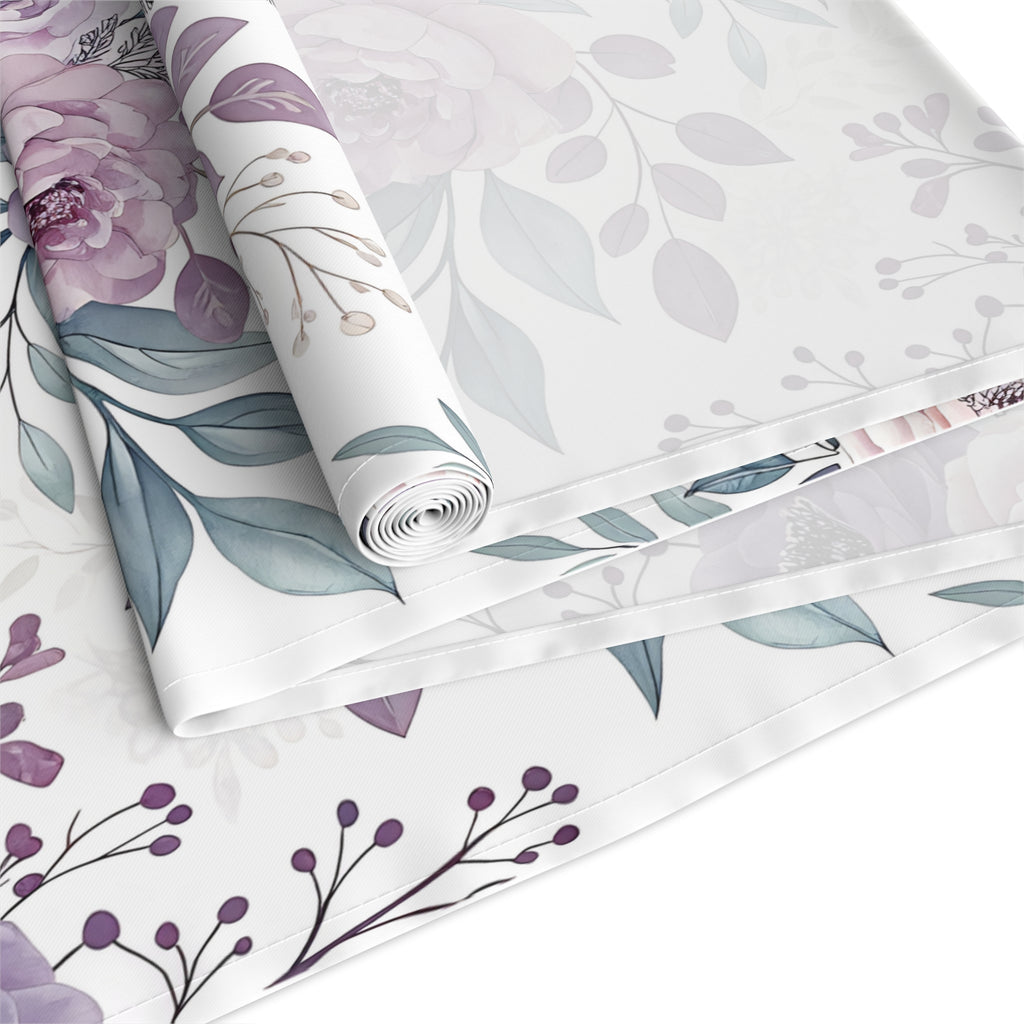 Spring Floral Table Runner – Easter Pastel Decor | Cottagecore & Farmhouse Style | BLUESKYDEZIGN