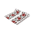 BLUESKYDEZIGN Ukrainian Traditional Table Runner - Red Black Heritage Decor