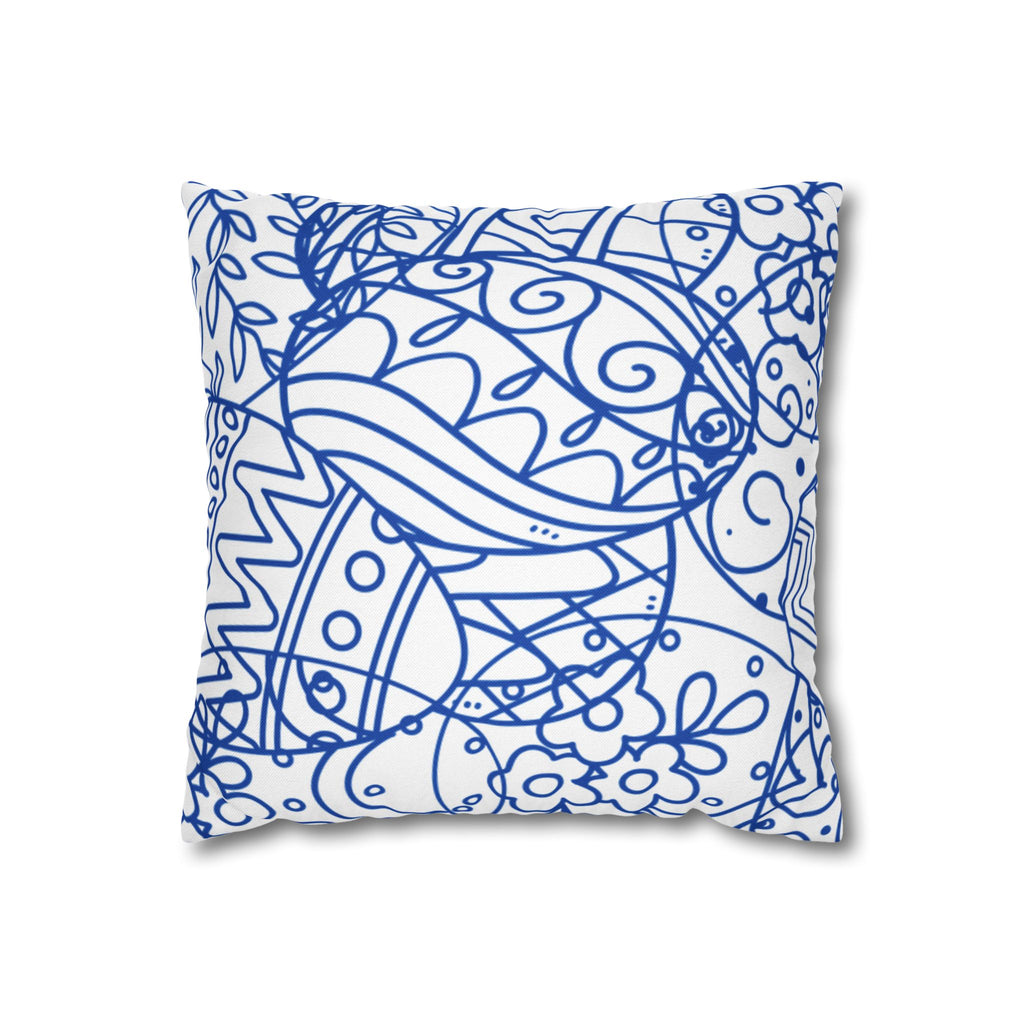 Toile de Jouy Easter Pillow Cover