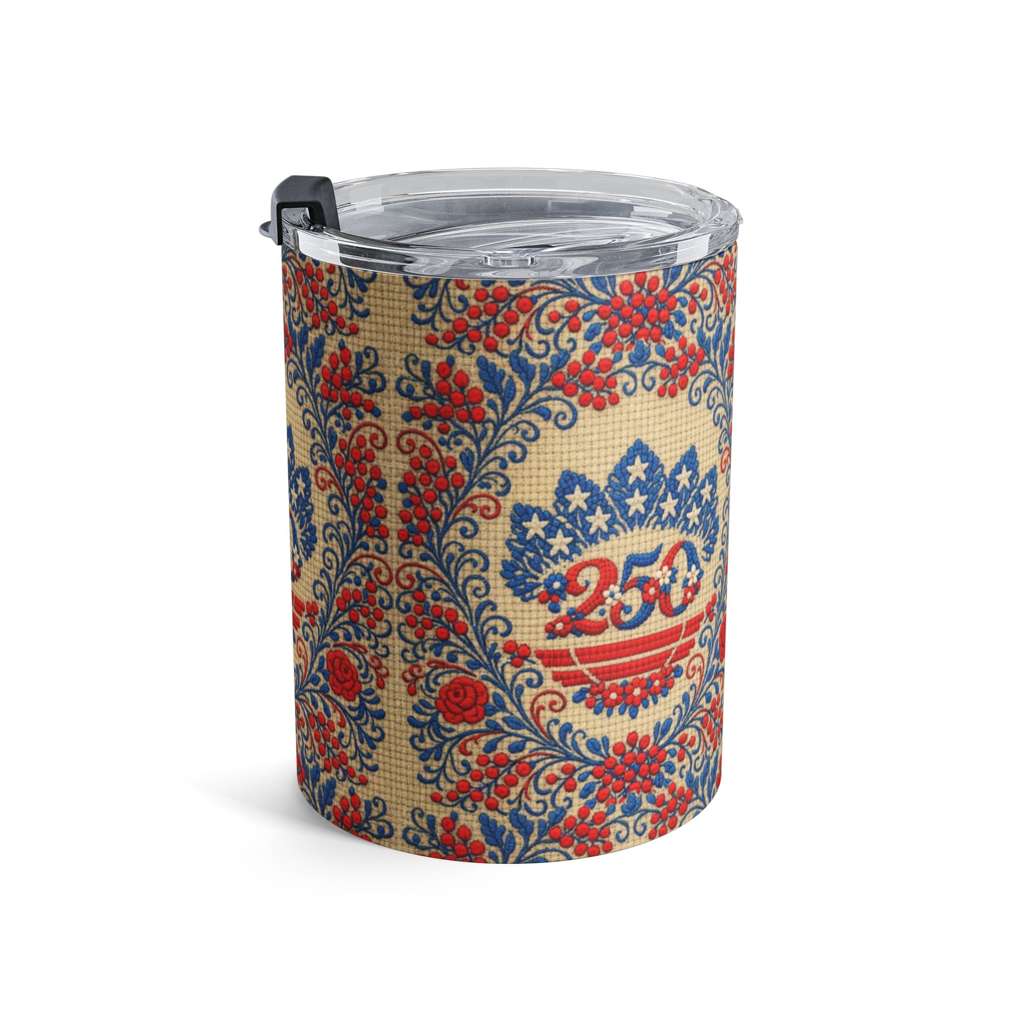 Freedom's Garden 250 – Patriotic Travel Tumbler | 10oz Stainless Steel Cup | 250th Anniversary