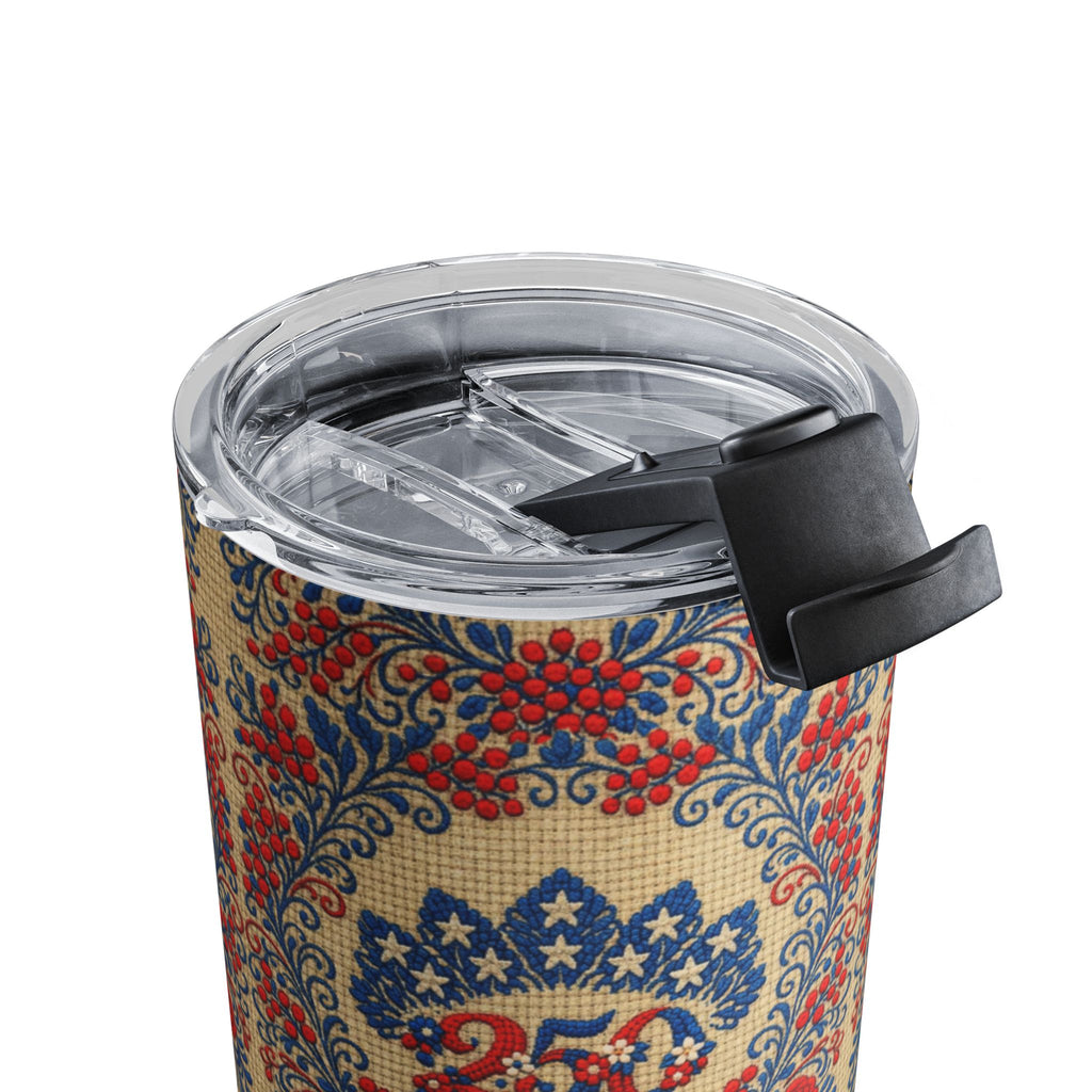 Freedom's Garden 250 – Patriotic Travel Tumbler | 10oz Stainless Steel Cup | 250th Anniversary