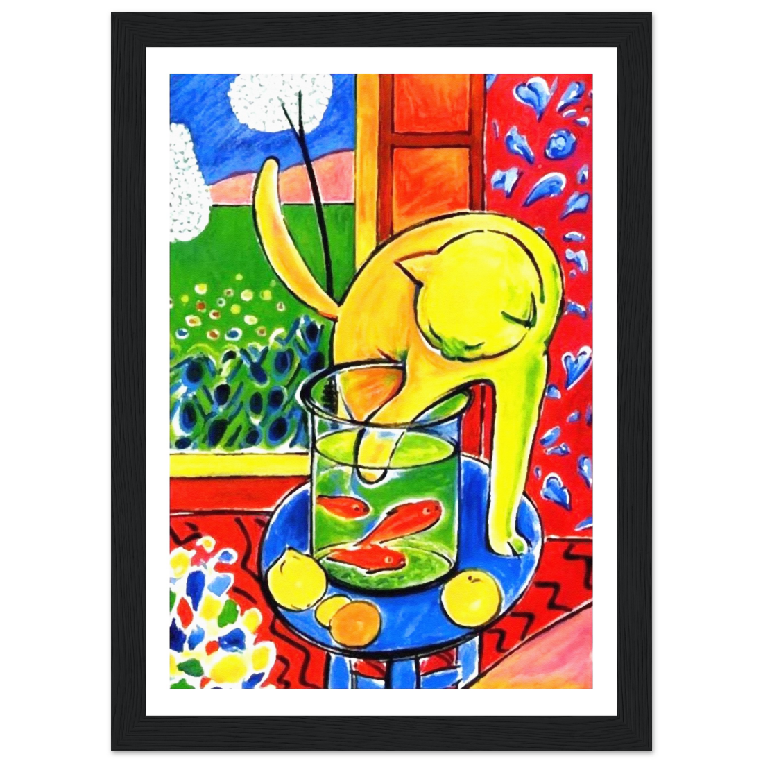 Matisse Cat with Red Fishes 1914 Poster | BLUESKYDEZIGN
