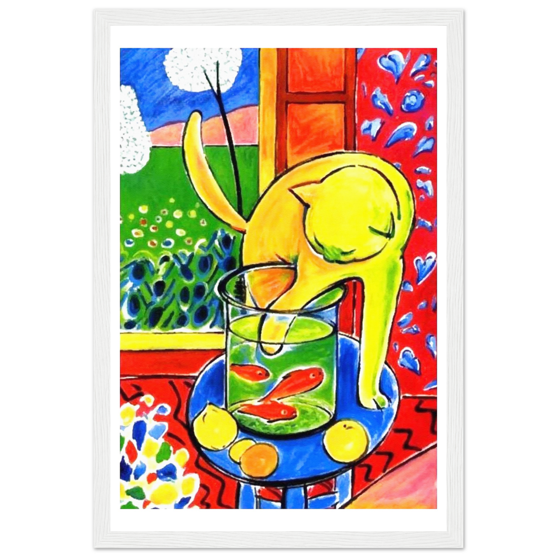 Matisse Cat with Red Fishes 1914 Poster | BLUESKYDEZIGN