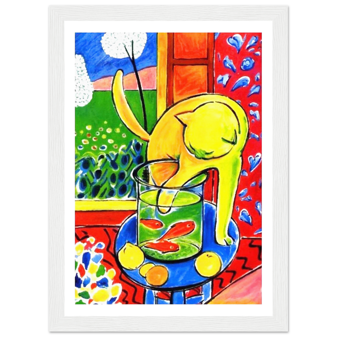 Matisse Cat with Red Fishes 1914 Poster | BLUESKYDEZIGN