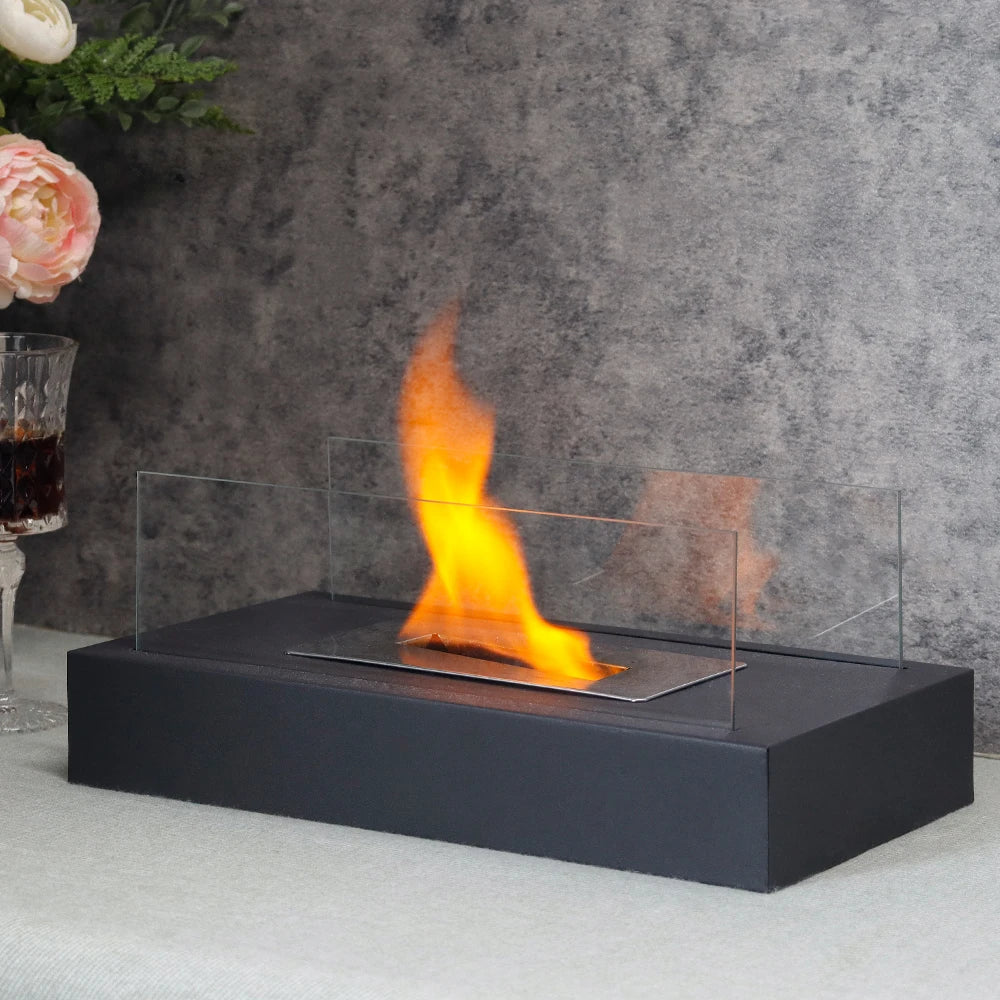 Square Tabletop Bio Ethanol Fireplace by JHY DESIGN | BLUESKYDEZIGN